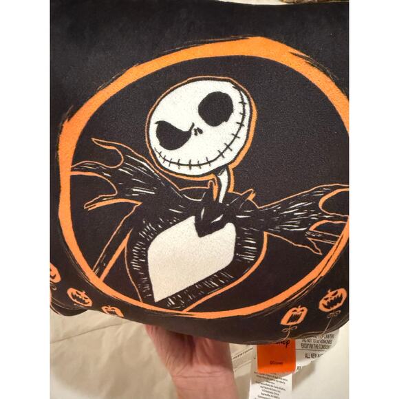 Disney Nightmare Before Christmas Jack Skellington Halloween Throw Pillow 12x12 - Picture 2 of 5